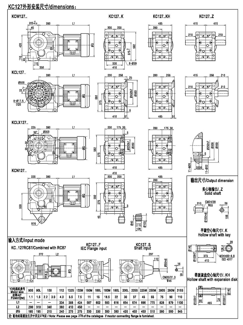 減速機127型號 減速機127型號